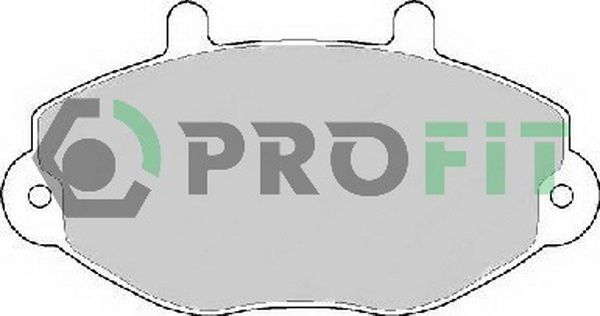 PROFIT Комплект тормозных колодок, дисковый тормоз 5000-0701