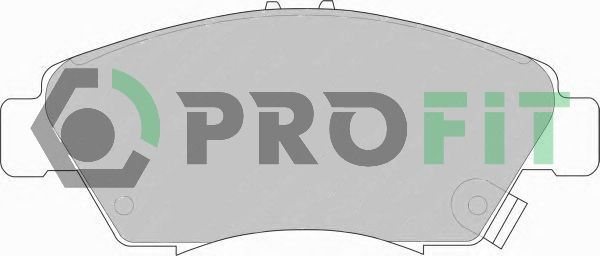 PROFIT Комплект тормозных колодок, дисковый тормоз 5000-0776