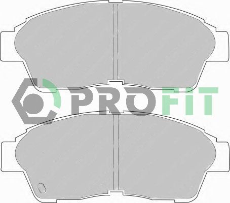 PROFIT Комплект тормозных колодок, дисковый тормоз 5000-0867 C