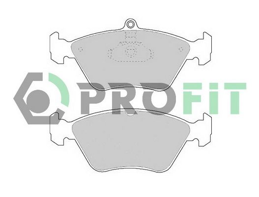 PROFIT Комплект тормозных колодок, дисковый тормоз 5000-0901