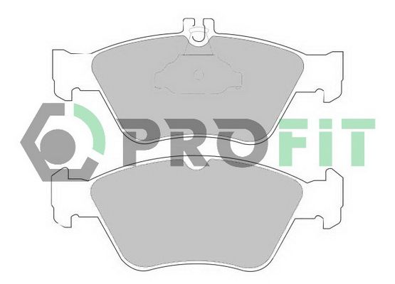 PROFIT Комплект тормозных колодок, дисковый тормоз 5000-1049 C