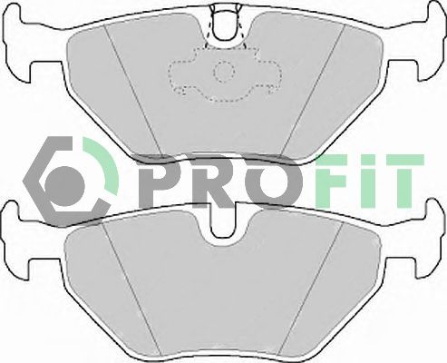 PROFIT Комплект тормозных колодок, дисковый тормоз 5000-1075