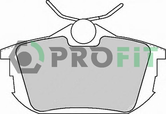 PROFIT Комплект тормозных колодок, дисковый тормоз 5000-1095 C