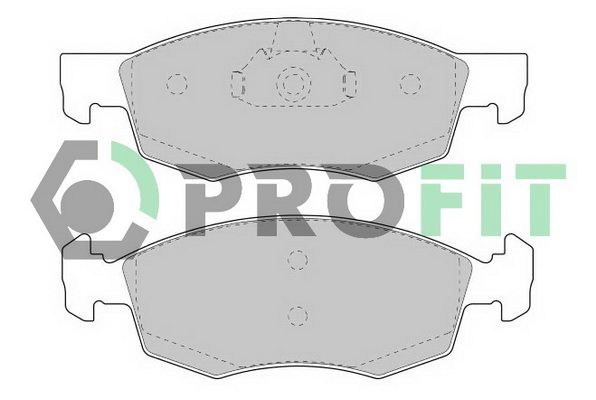 PROFIT Bremžu uzliku kompl., Disku bremzes 5000-1377 C