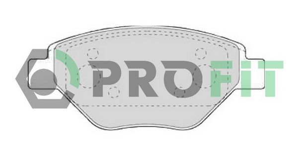 PROFIT Комплект тормозных колодок, дисковый тормоз 5000-1409 C