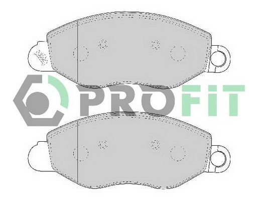 PROFIT Комплект тормозных колодок, дисковый тормоз 5000-1461