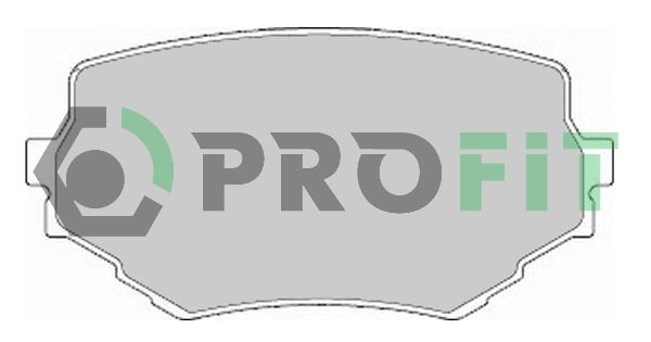PROFIT Комплект тормозных колодок, дисковый тормоз 5000-1565