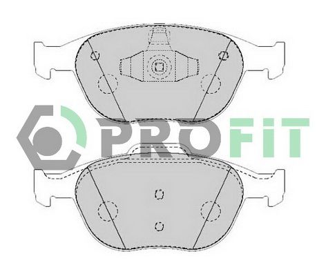 PROFIT Комплект тормозных колодок, дисковый тормоз 5000-1568