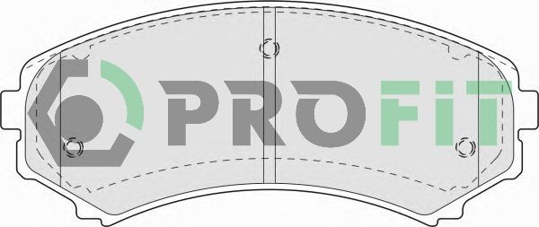 PROFIT Комплект тормозных колодок, дисковый тормоз 5000-1603