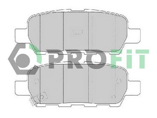 PROFIT Комплект тормозных колодок, дисковый тормоз 5000-1693