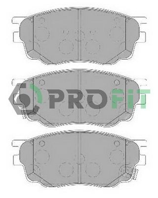 PROFIT Комплект тормозных колодок, дисковый тормоз 5000-1707 C