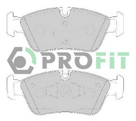 PROFIT Bremžu uzliku kompl., Disku bremzes 5000-1751 C