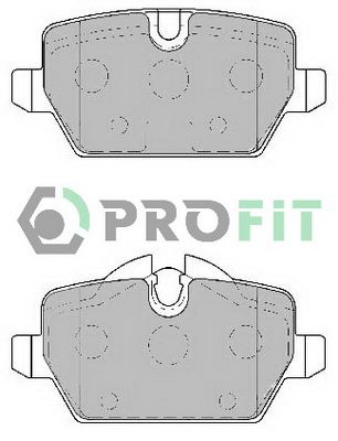 PROFIT Комплект тормозных колодок, дисковый тормоз 5000-1806 C