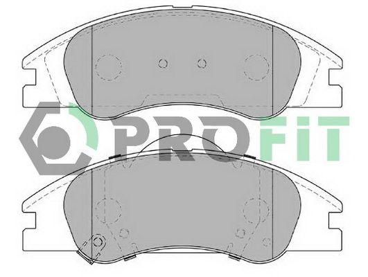 PROFIT Комплект тормозных колодок, дисковый тормоз 5000-2050