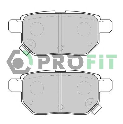 PROFIT Комплект тормозных колодок, дисковый тормоз 5000-4042