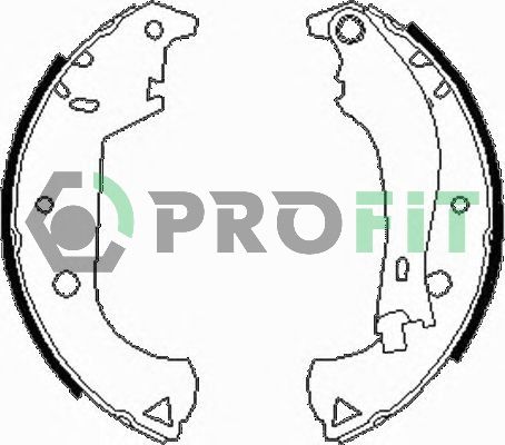 PROFIT Комплект тормозных колодок 5001-0604