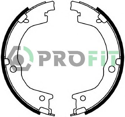 PROFIT Комплект тормозных колодок 5001-4049