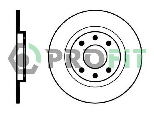 PROFIT Тормозной диск 5010-0051
