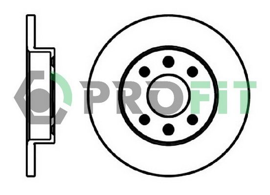 PROFIT Bremžu diski 5010-0055