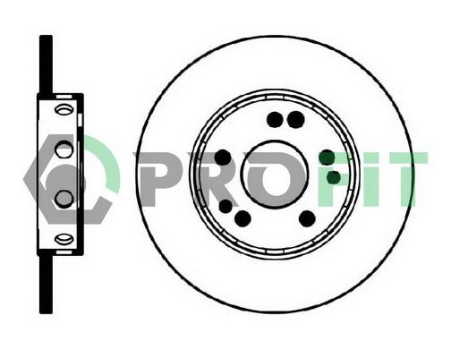PROFIT Тормозной диск 5010-0124