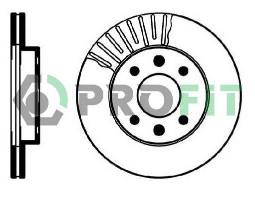 PROFIT Тормозной диск 5010-0158