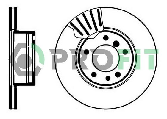 PROFIT Тормозной диск 5010-0211