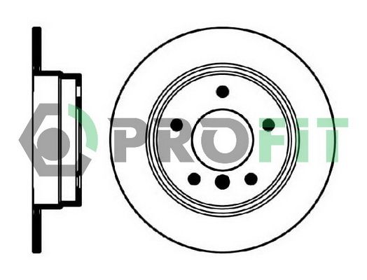PROFIT Тормозной диск 5010-0249