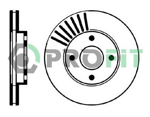 PROFIT Тормозной диск 5010-0364