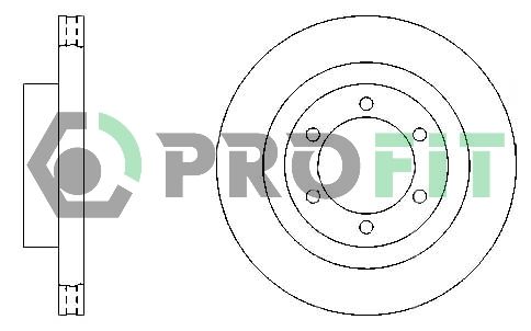 PROFIT Bremžu diski 5010-0444