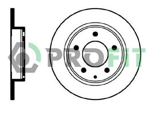 PROFIT Тормозной диск 5010-0524
