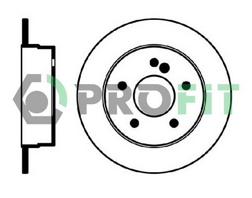 PROFIT Bremžu diski 5010-0539