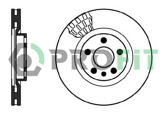 PROFIT Тормозной диск 5010-0760