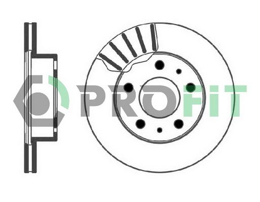 PROFIT Тормозной диск 5010-0768