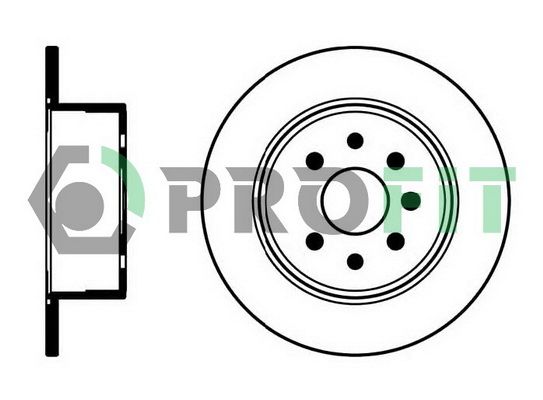 PROFIT Bremžu diski 5010-0814