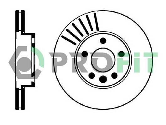 PROFIT Тормозной диск 5010-0846