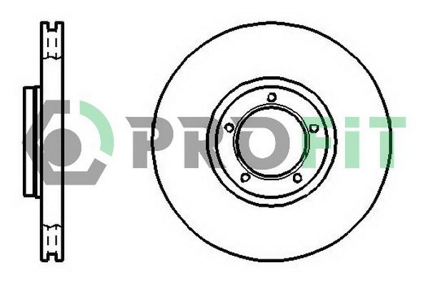 PROFIT Тормозной диск 5010-0849