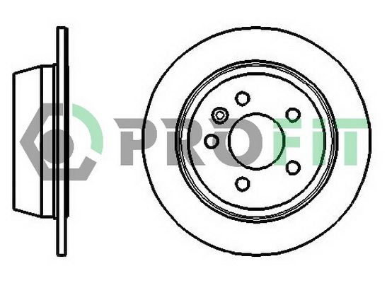 PROFIT Тормозной диск 5010-0861