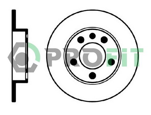 PROFIT Тормозной диск 5010-0929