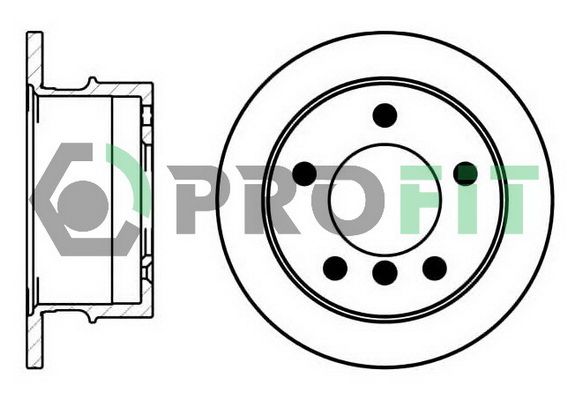 PROFIT Тормозной диск 5010-0931
