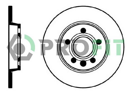 PROFIT Тормозной диск 5010-1012