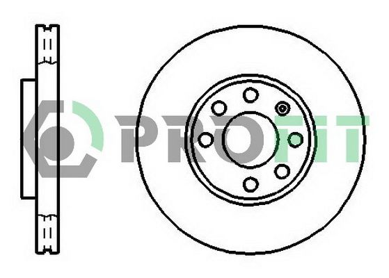 PROFIT Тормозной диск 5010-1041