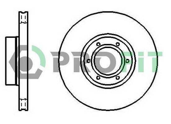 PROFIT Тормозной диск 5010-1067