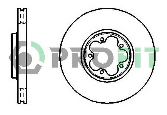 PROFIT Тормозной диск 5010-1112