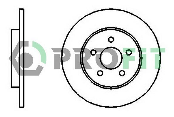 PROFIT Bremžu diski 5010-1126