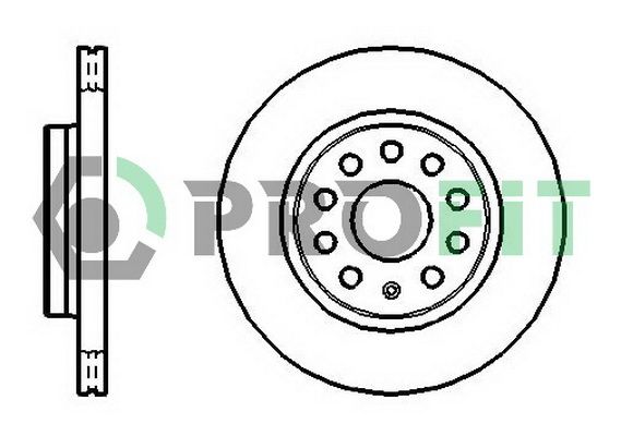 PROFIT Тормозной диск 5010-1165