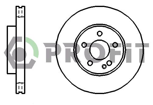 PROFIT Тормозной диск 5010-1203