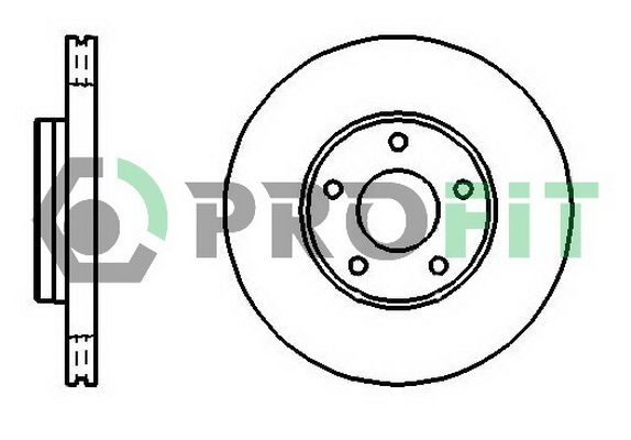 PROFIT Bremžu diski 5010-1222