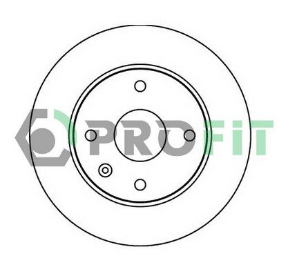 PROFIT Bremžu diski 5010-1257