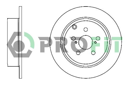 PROFIT Тормозной диск 5010-1406