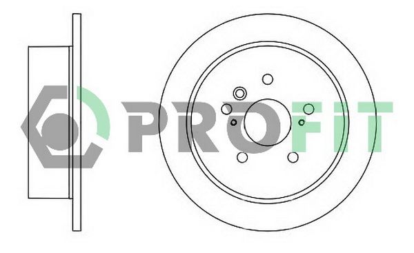 PROFIT Тормозной диск 5010-1545